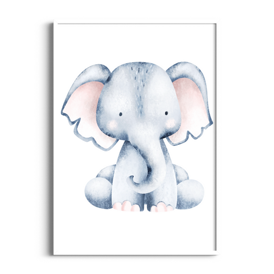 Baby Elephant | Kids Art Print