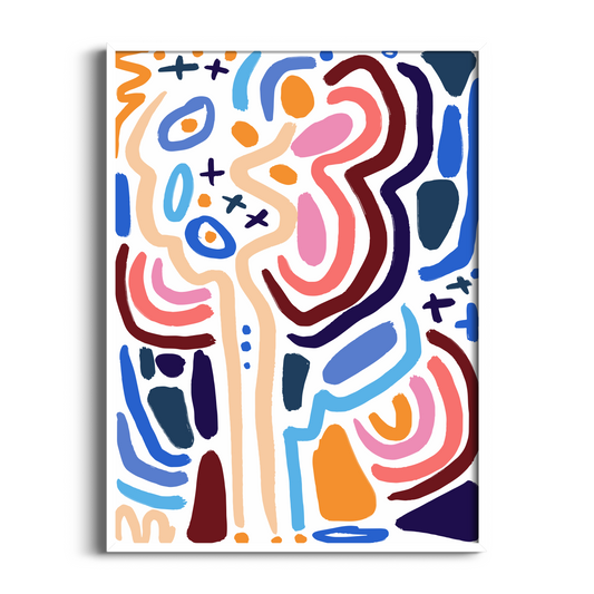 Ethereal Doodles | Abstract Art Print