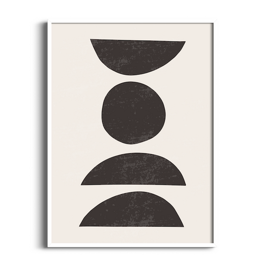 Geometric Equilibrium | Abstract Art Print