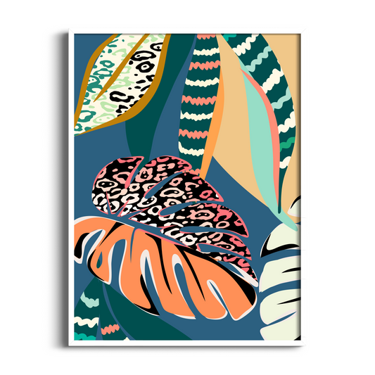 Tropical Canvas | Abstract Art Print