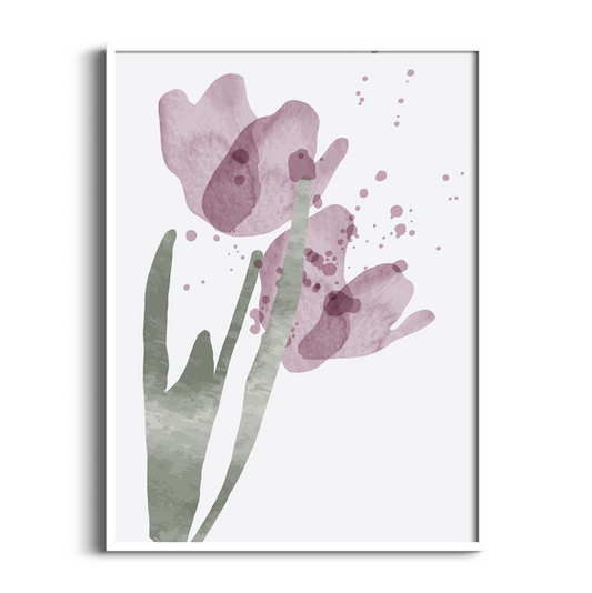 Whispers in Pink | Abstract Art Print